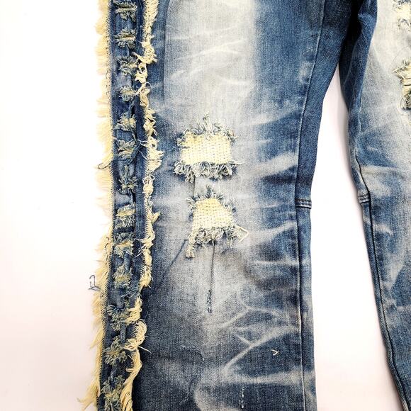 THRT DENIM-LUCAS-STRAIGHT LEG JEANS SIZE 40 - Picture 6 of 15